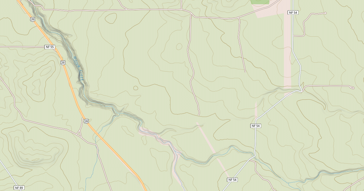 Map preview of USFS Motor Vehicle Use Map Roads {5FC050D5-A41F-453A-BCF8-1836C324B610}