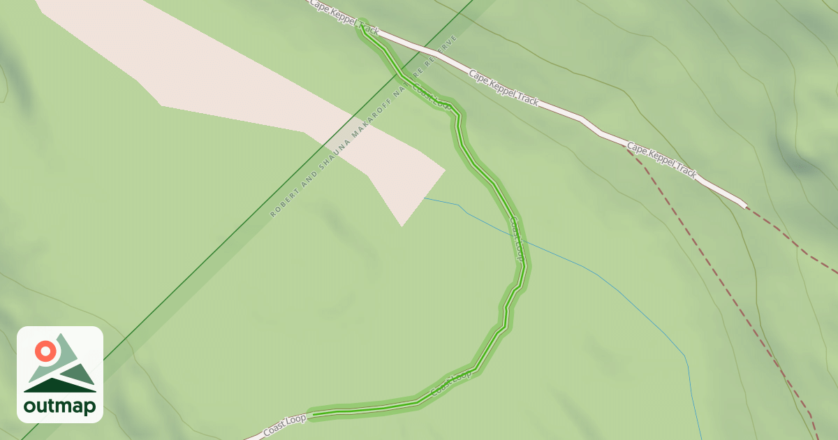 Map of Coast Loop