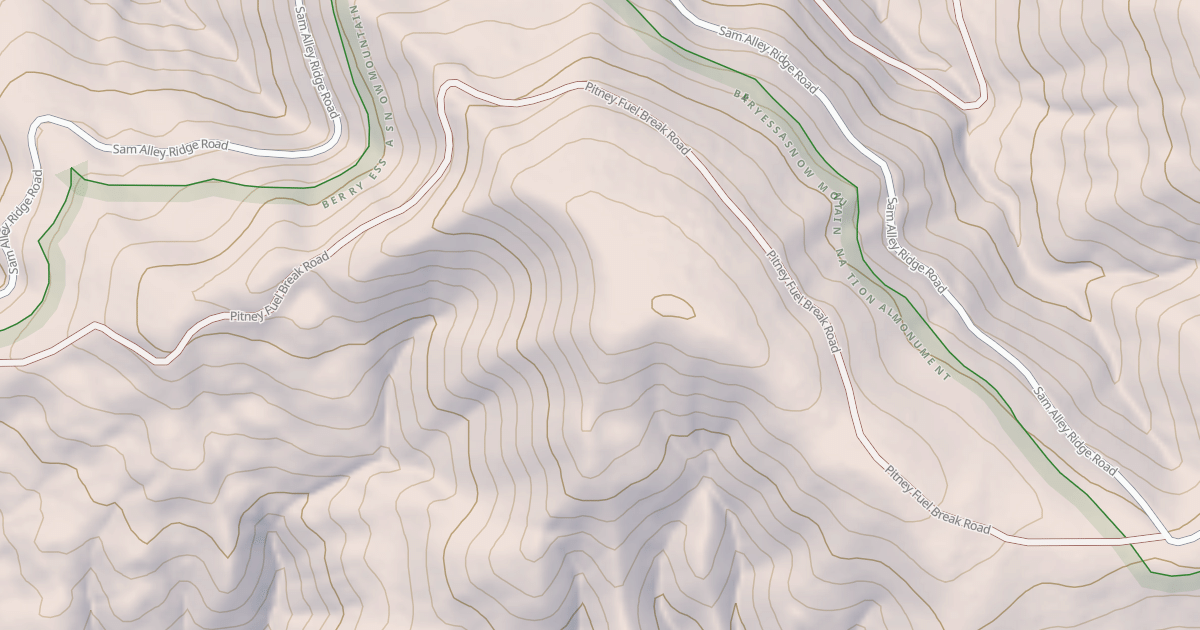 Map preview of PITNEY FUEL BREAK