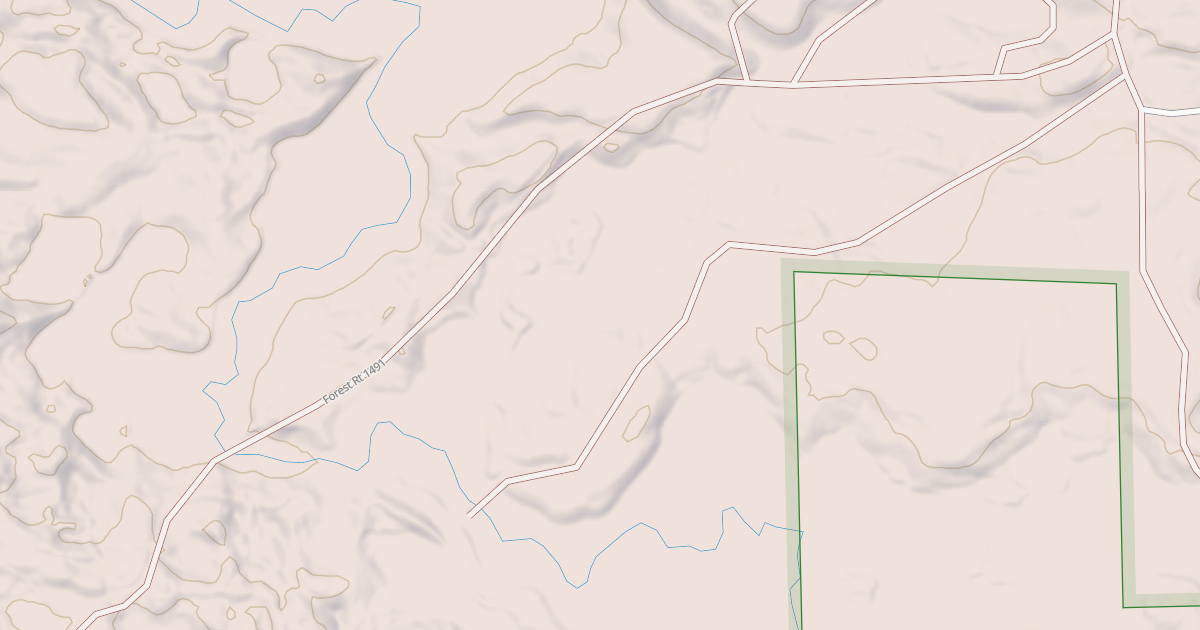 Map preview of CLOVER LAKE SPUR B