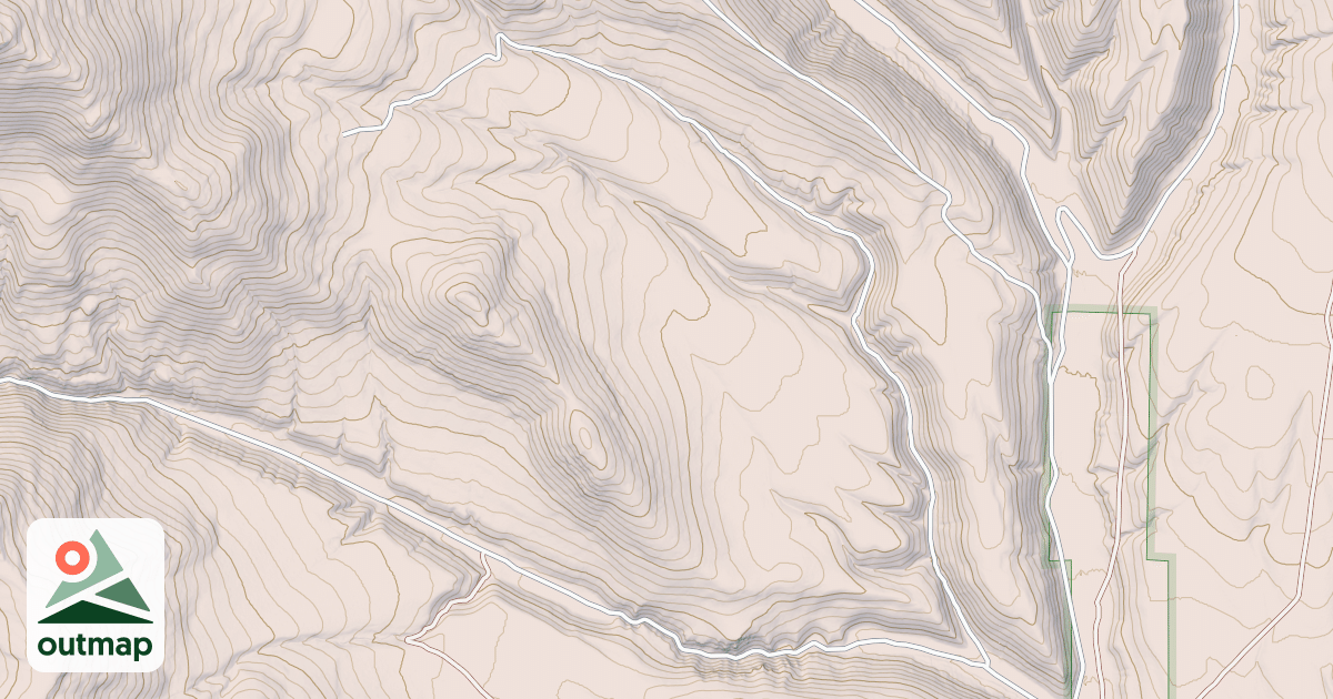 Map of SLATE BASIN