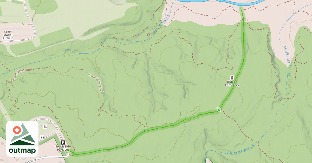 Map of Centerline Trail