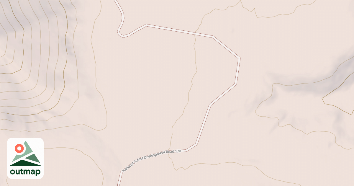 Map of USFS National Forest System Roads {DA9A6F0C-1B5E-4E24-B912-73FA192093EE}