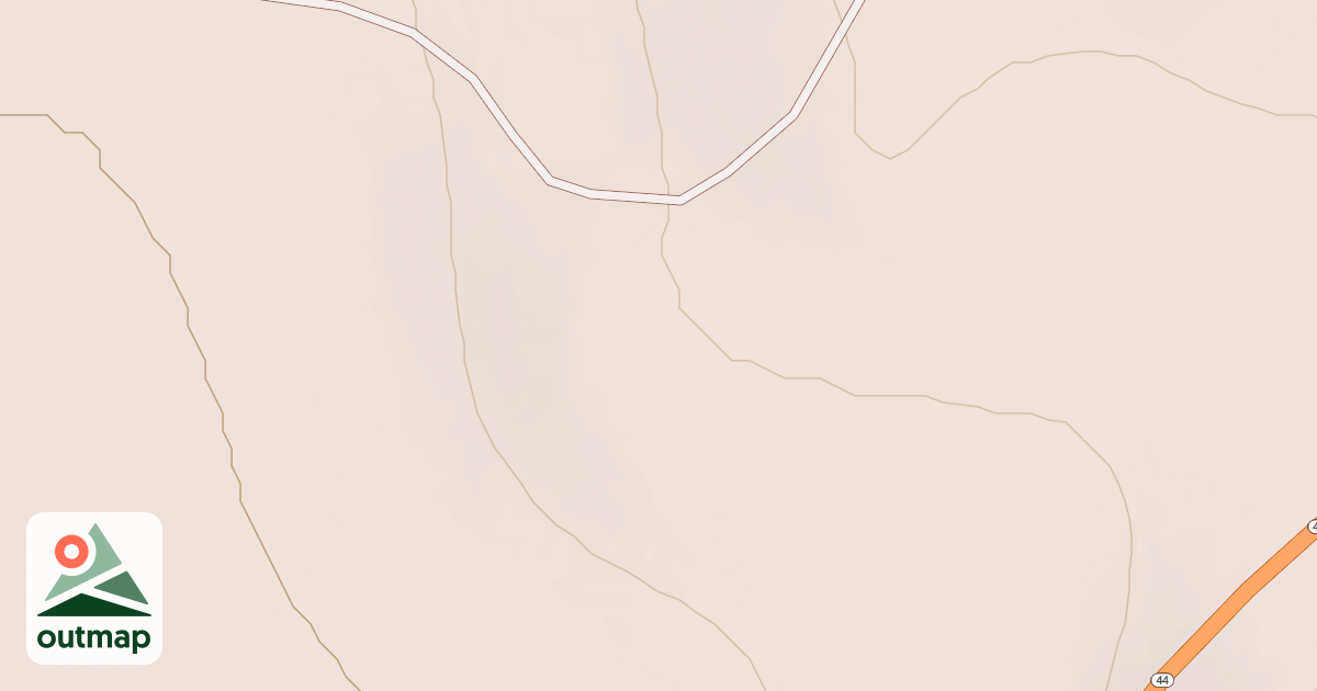 Map of EAST RED SPUR