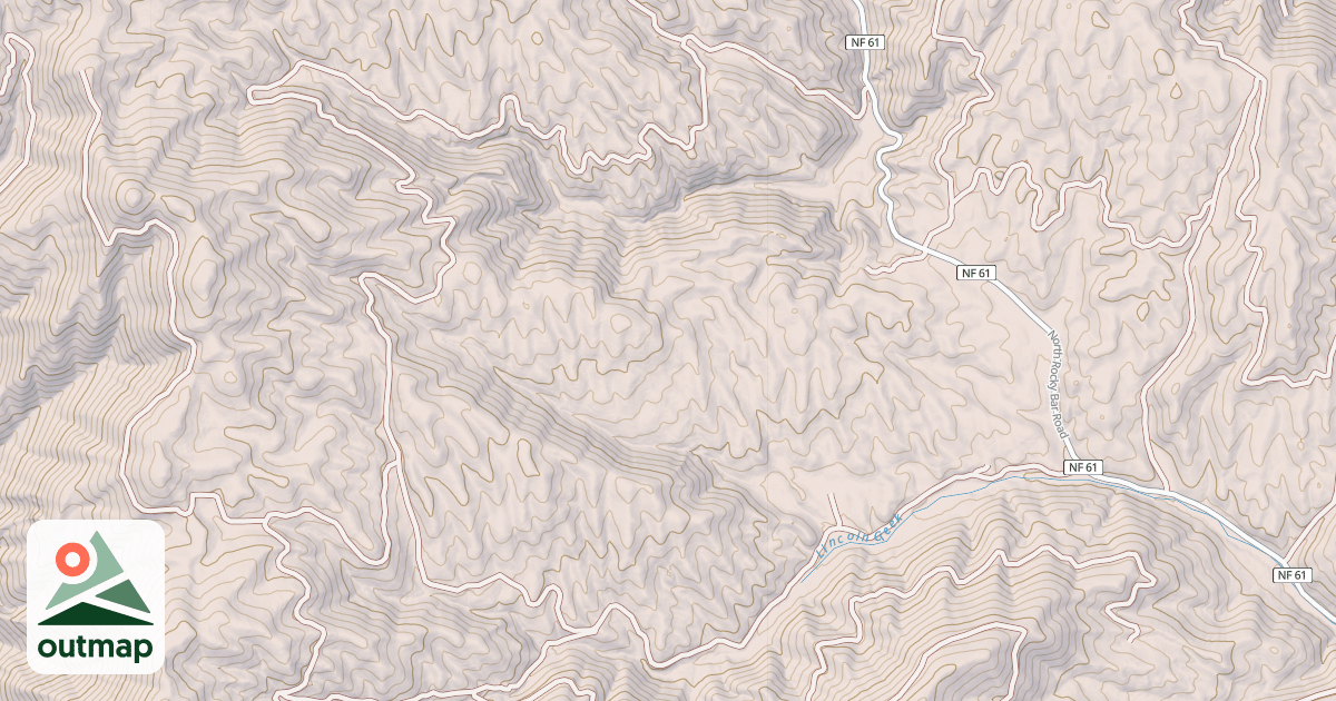 Map of LINCOLN CREEK LOOP