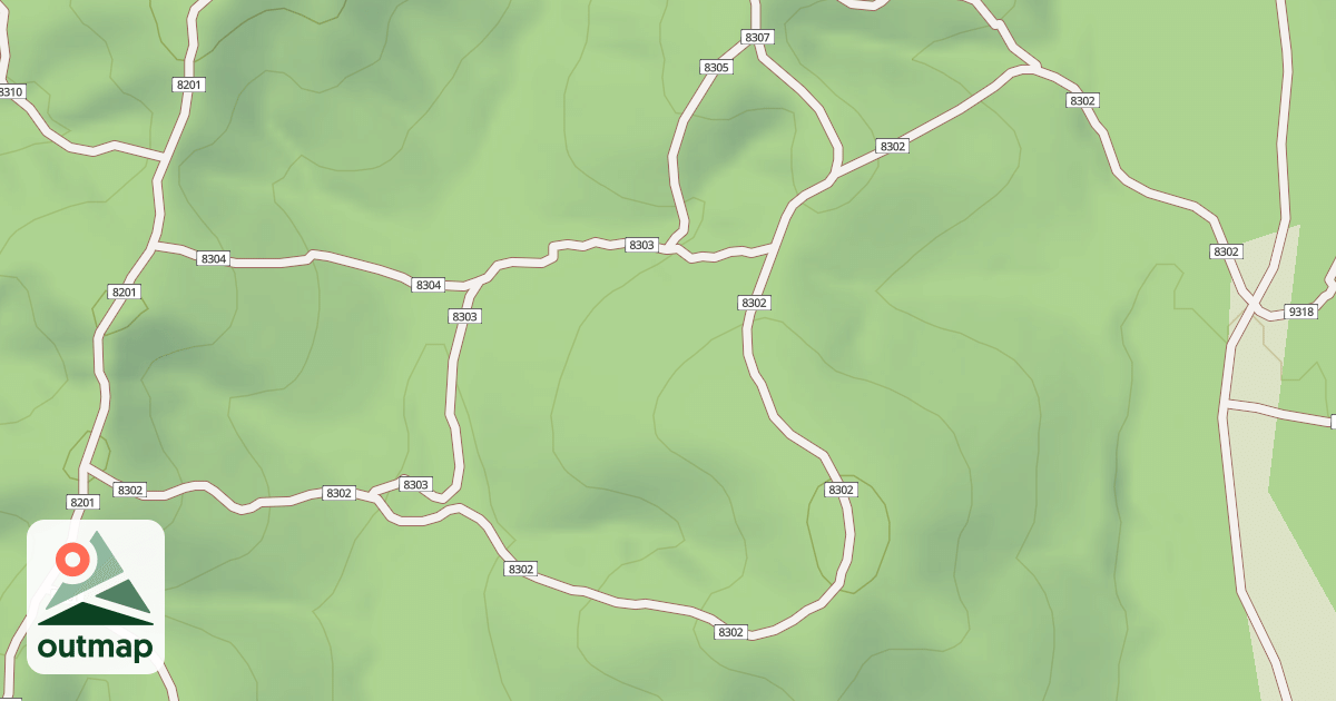 Map of USFS Motor Vehicle Use Map Trails 19831
