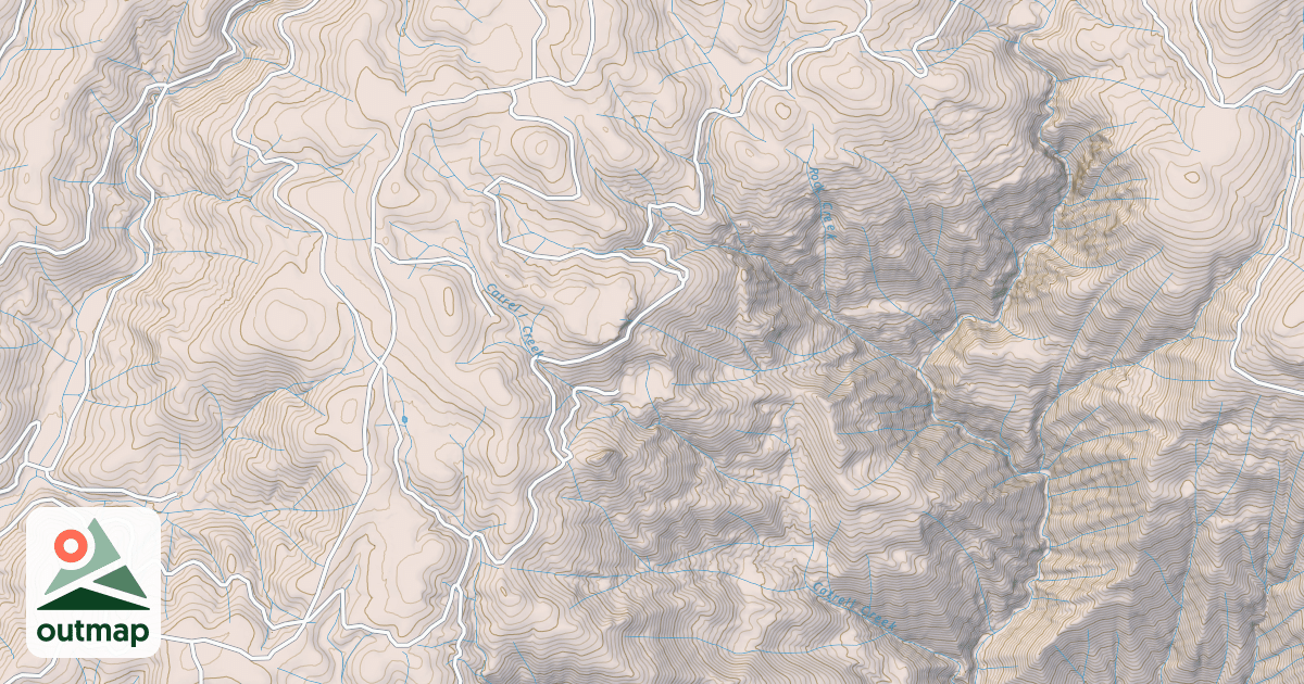 Map of CHINA GULCH