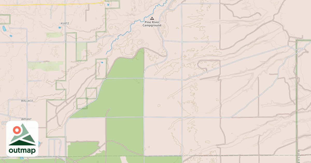 Map of PINE RIVER