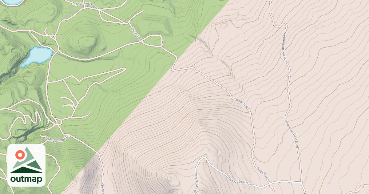 Map of BULGE TRAIL