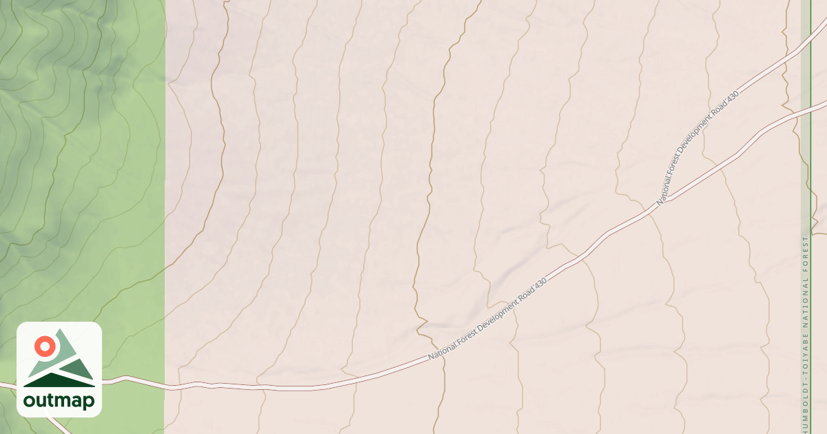 Map of ANTELOPE SPRING
