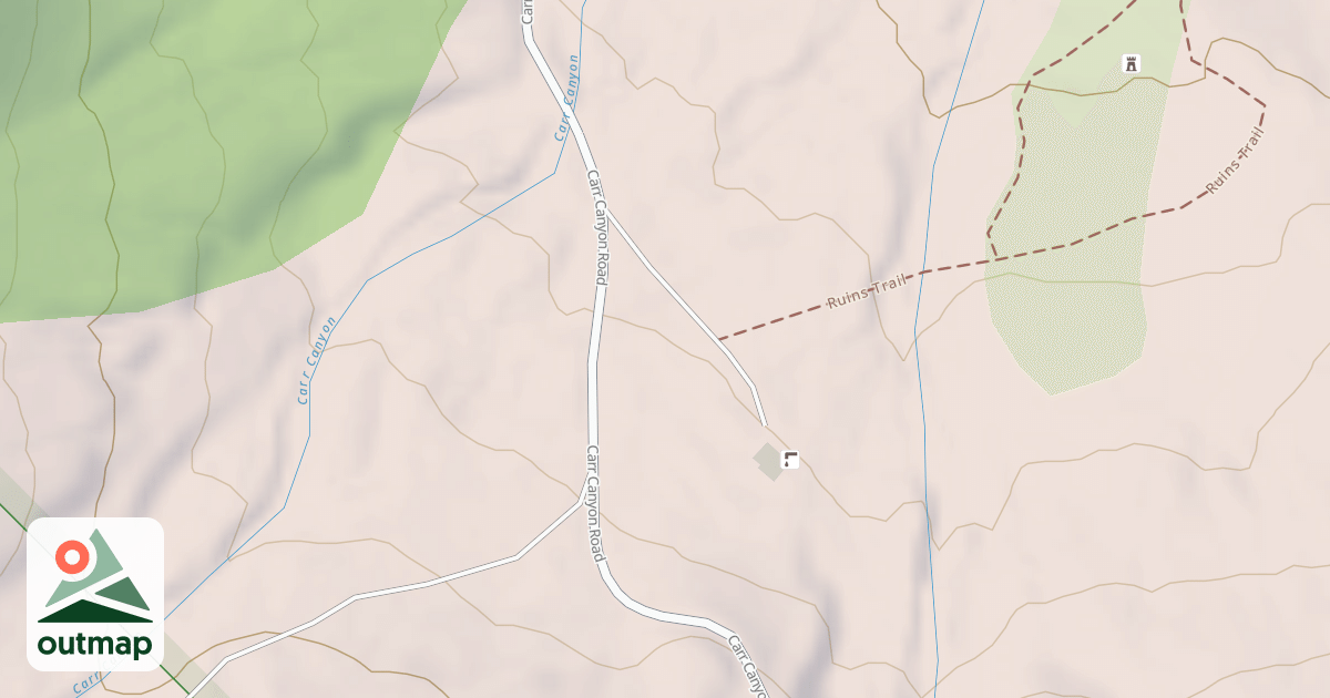 Map of CARR CANYON ADMIN