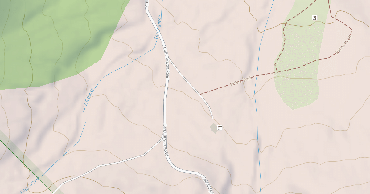 Map preview of CARR CANYON ADMIN