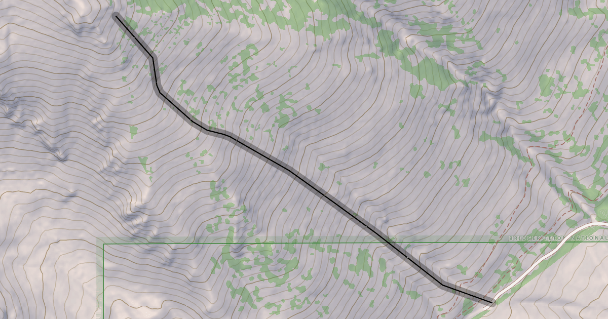 Map preview of Middle Hoback