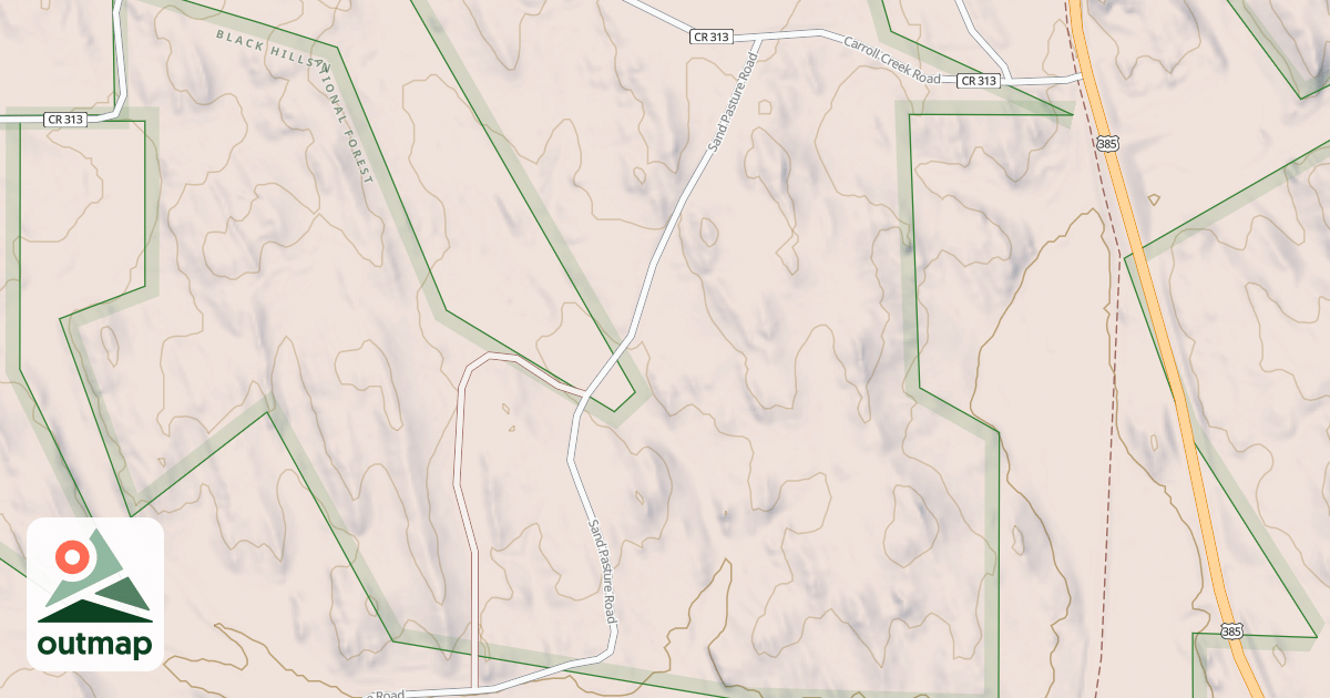 Map of ECHO VALLEY