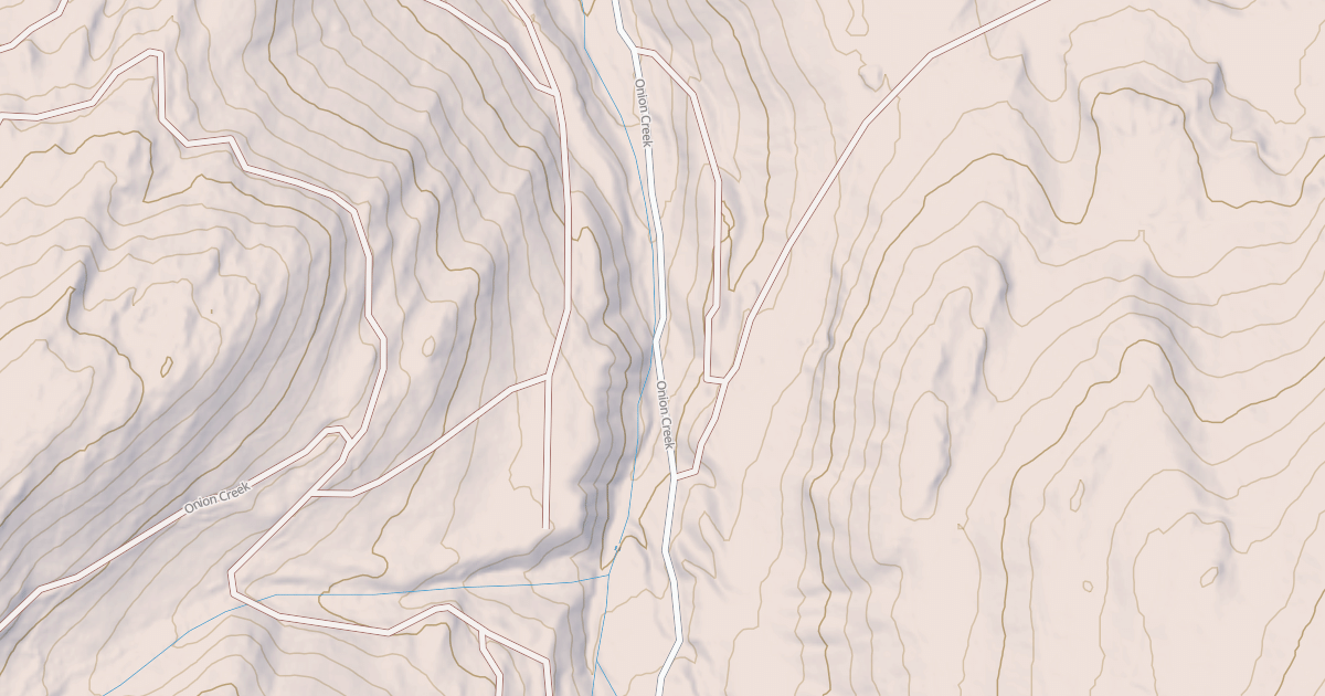 Map preview of LOTZE CREEK RD