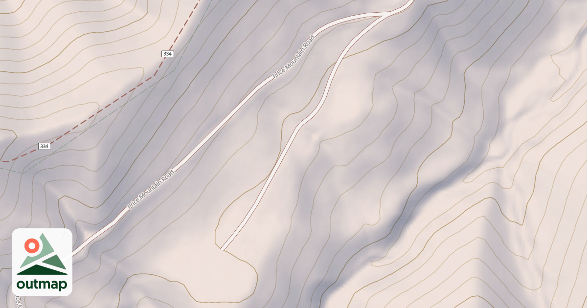 Map of PRICE TRAIL HEAD
