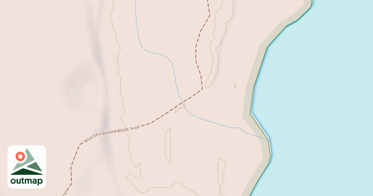 Map of Miller-Black Bear Trail