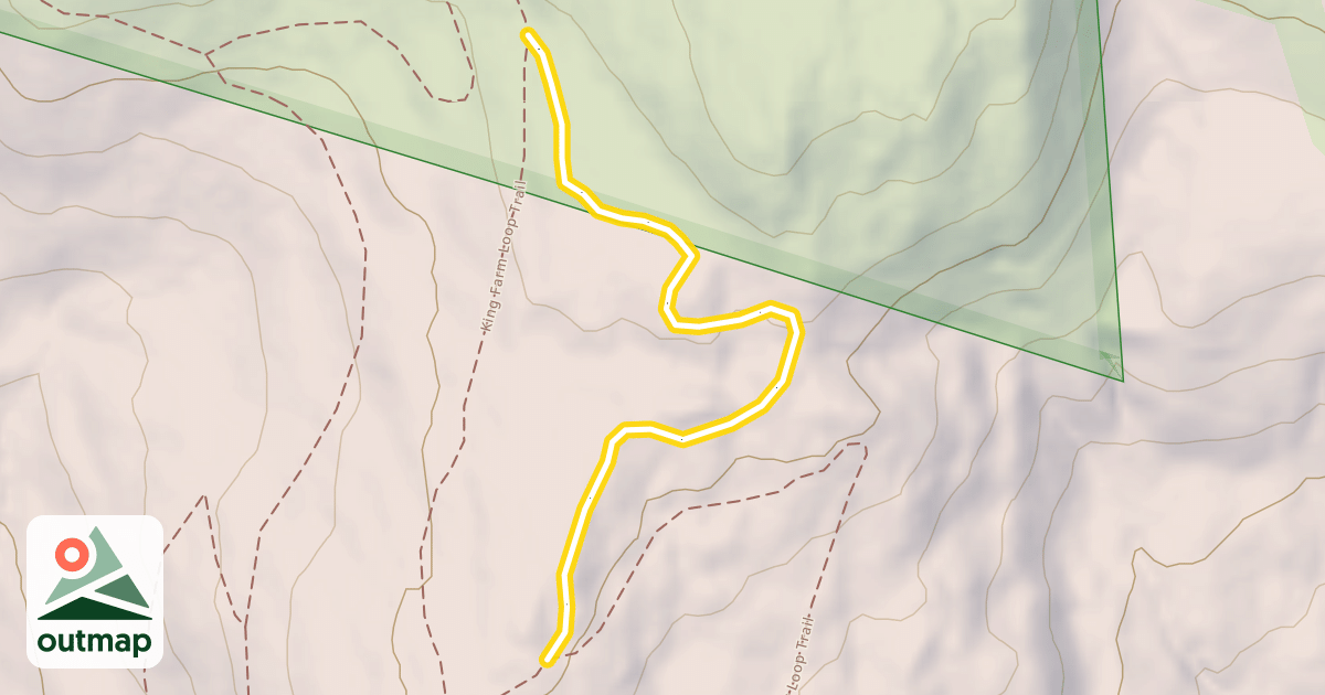 Map of King Farm Loop Trail
