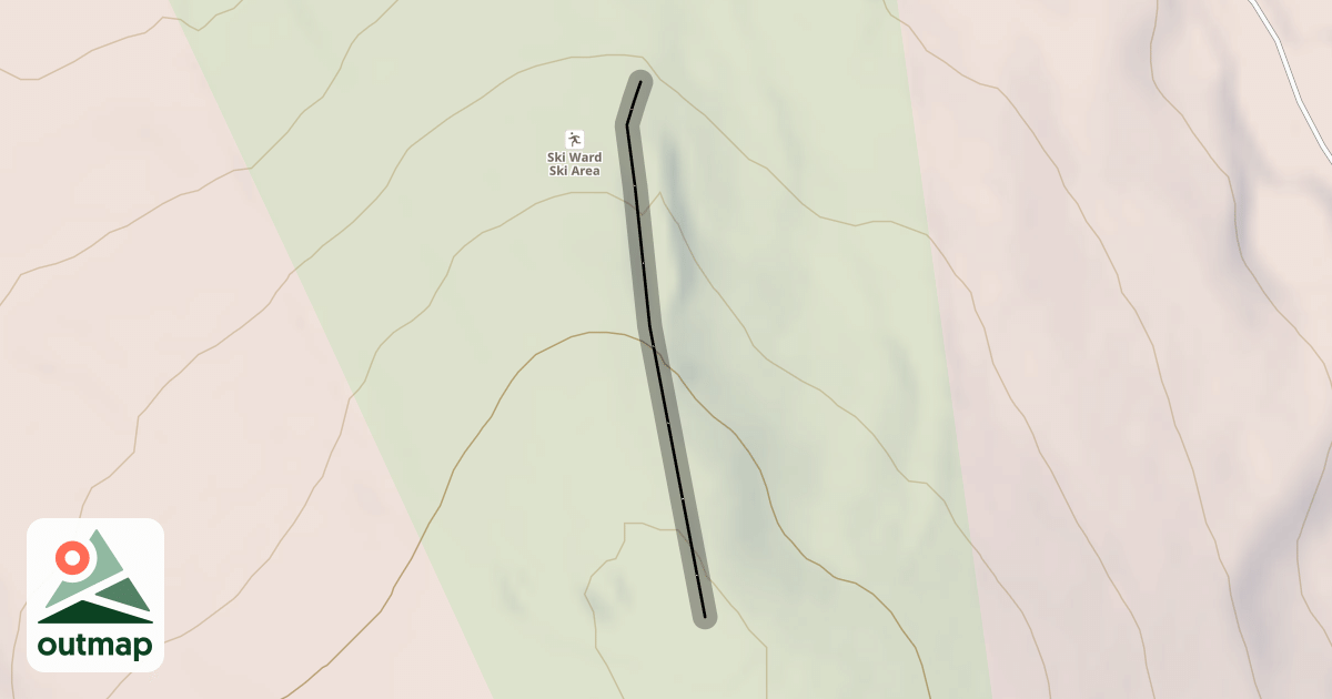 Map of Richie's Ravine