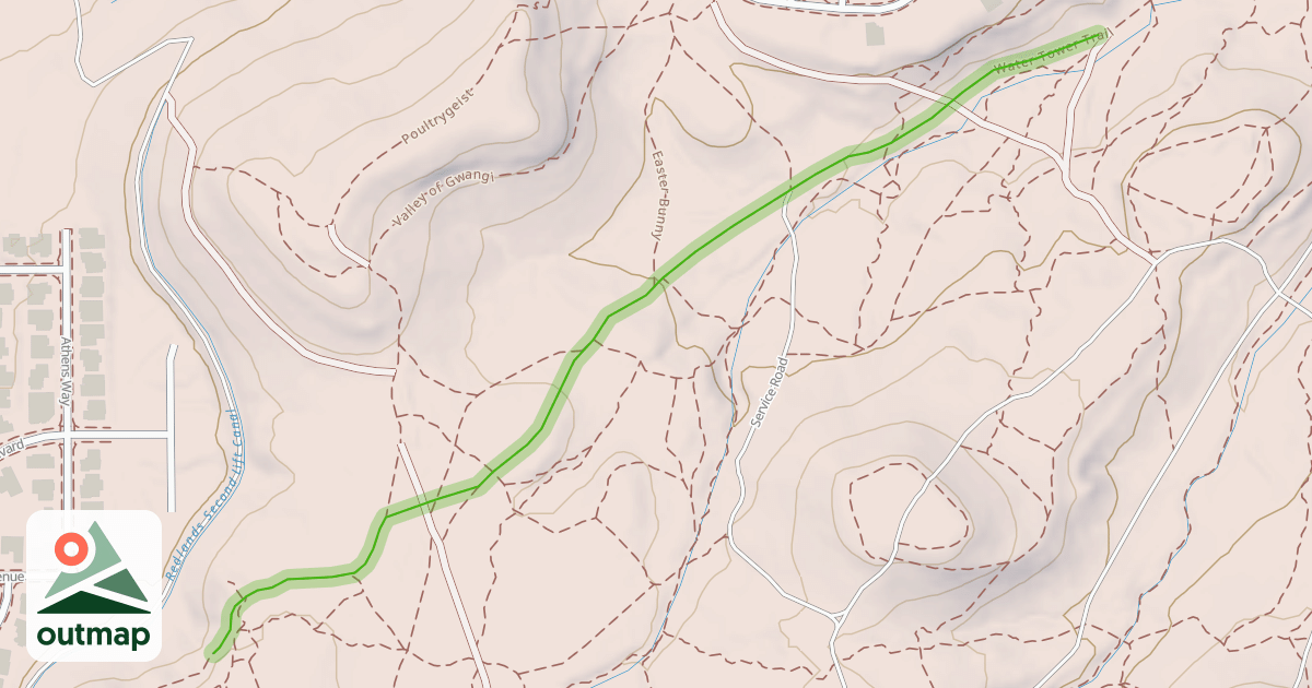 Map of Water Tower Trail