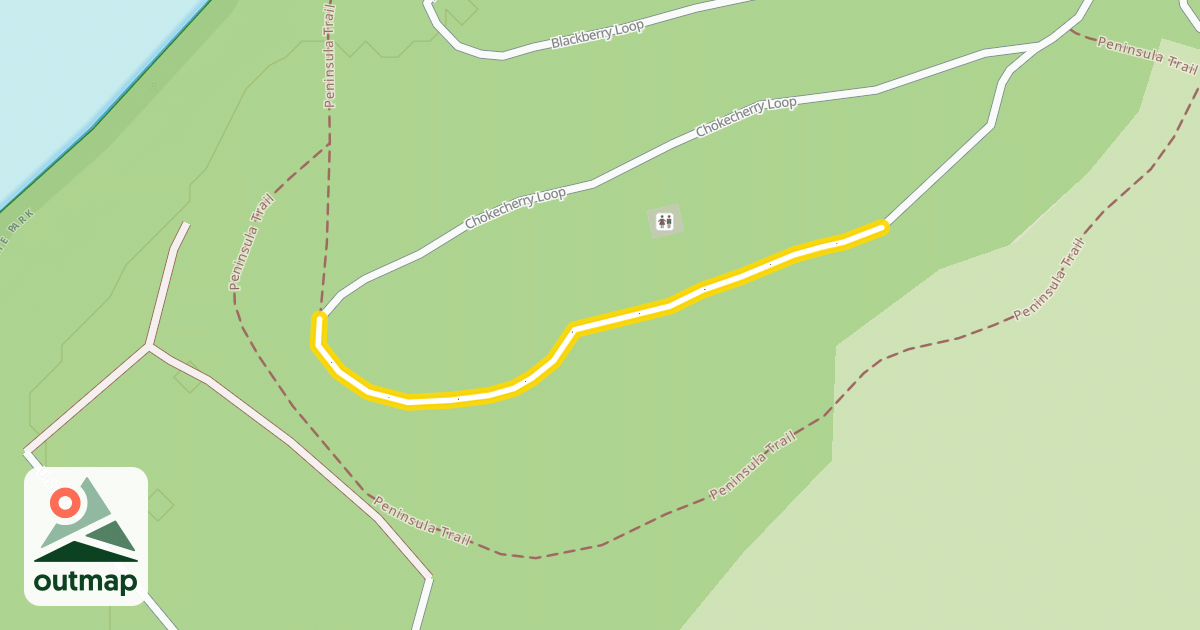 Map of Chokecherry Loop