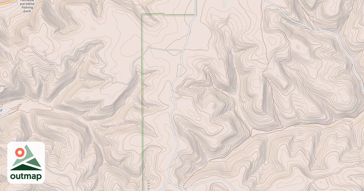 Map of Susquehannock State Forest Snowmobile Trails