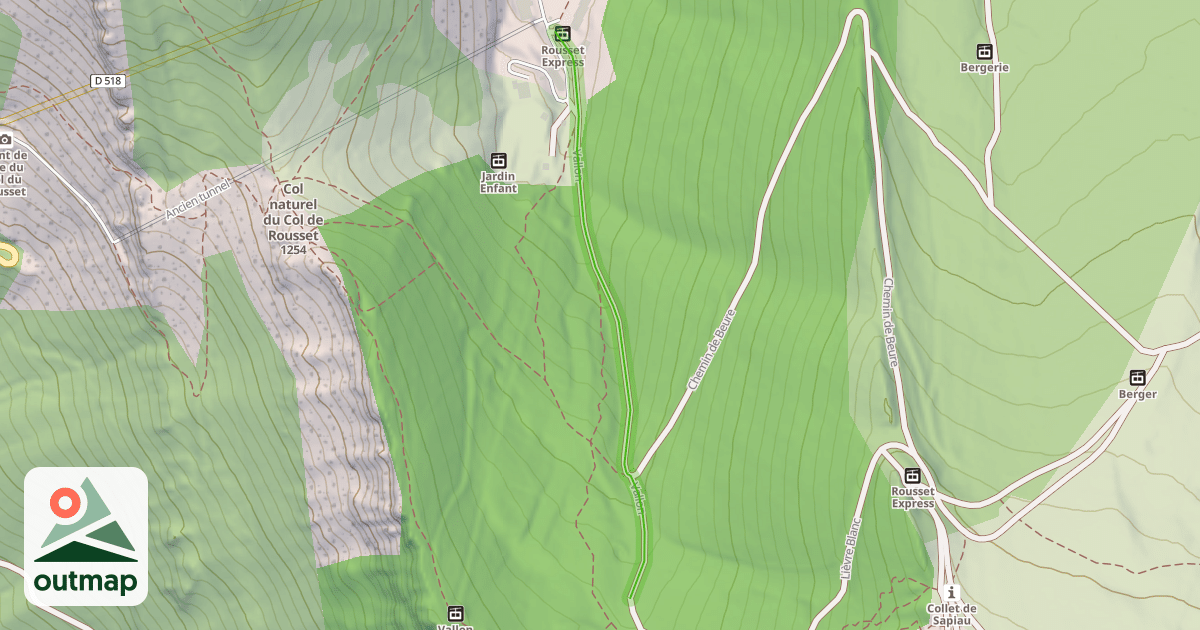 Map of Vallon