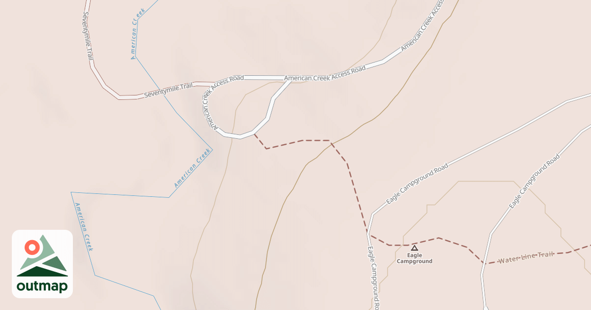 Map of Fort Egbert Campground Trail