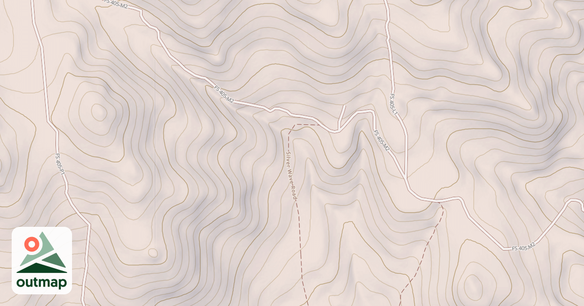 Map of MERREL SPRINGS