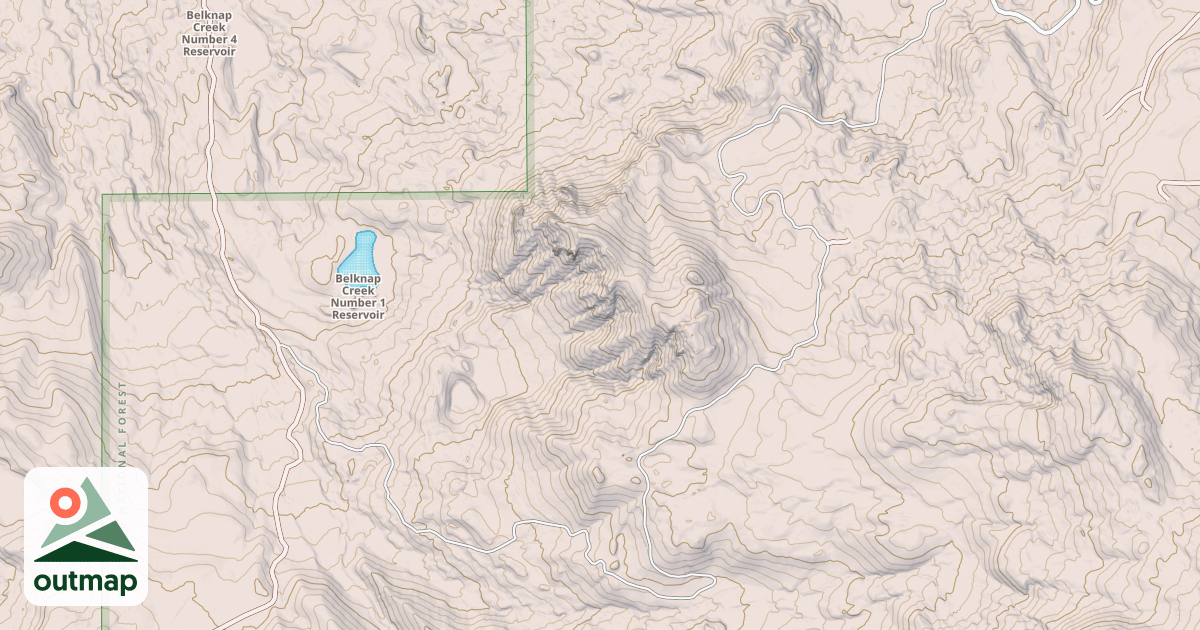 Map of BELKNAP ACCESS