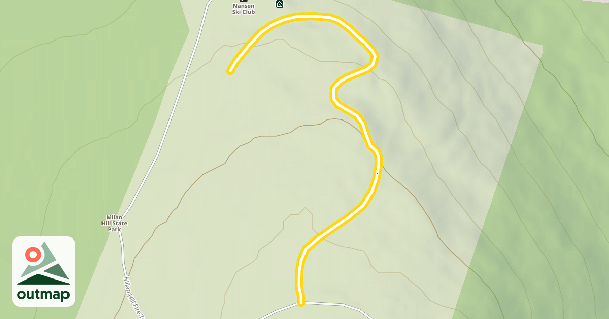 Map of Mahoosuc Chute