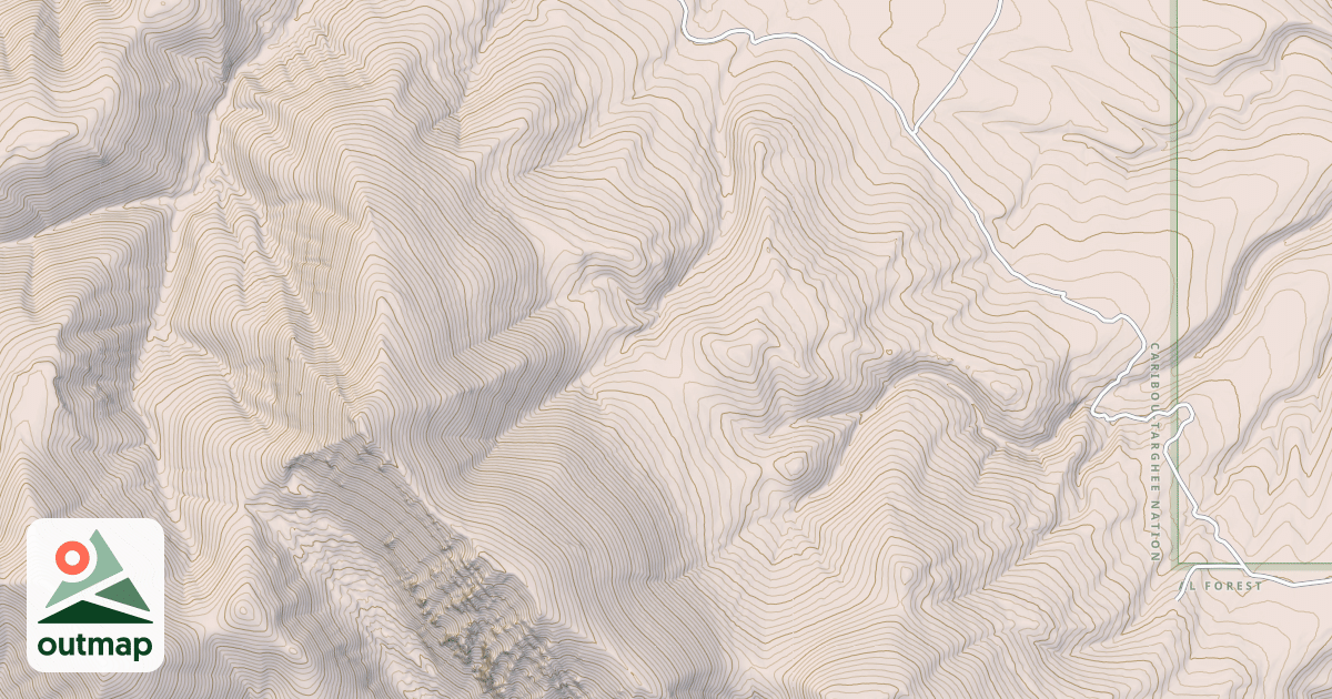 Map of BUCKBOARD GULCH