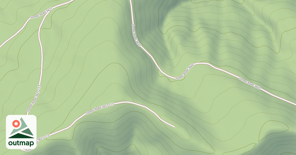 Map of USFS Motor Vehicle Use Map Roads {89E93597-C828-4D0B-90EF-9F32A1541249}