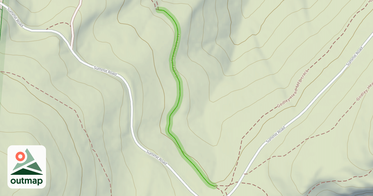 Map of Godley Head Walkway