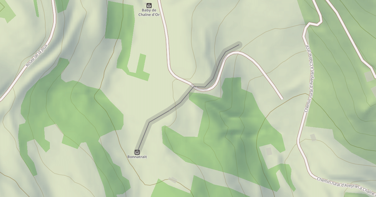 Map preview of Jonvtion Bonnatrait à Chained'Or