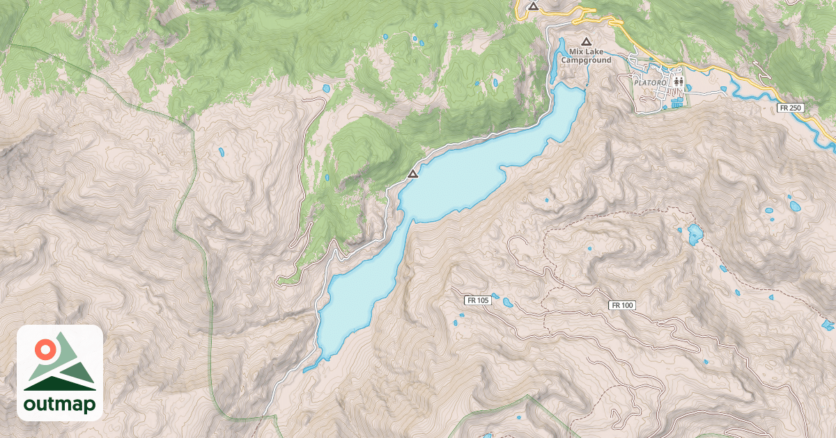 Map of THREE FORKS
