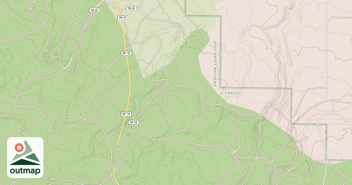 Map of USFS Motor Vehicle Use Map Trails 15449