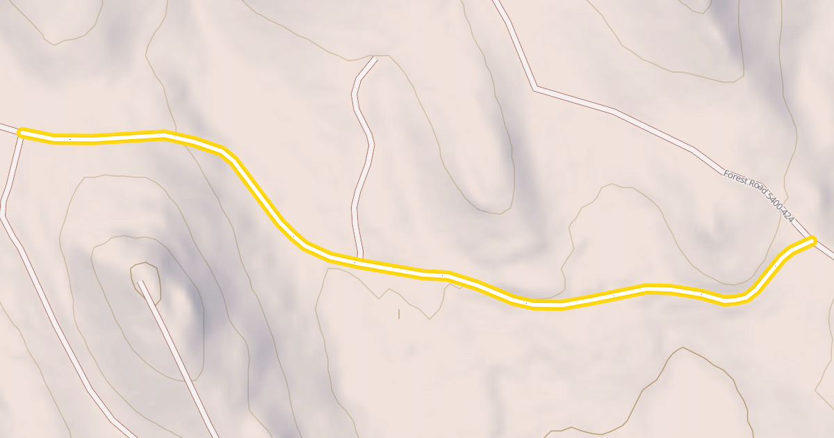 Map preview of Forest Road 5400-430