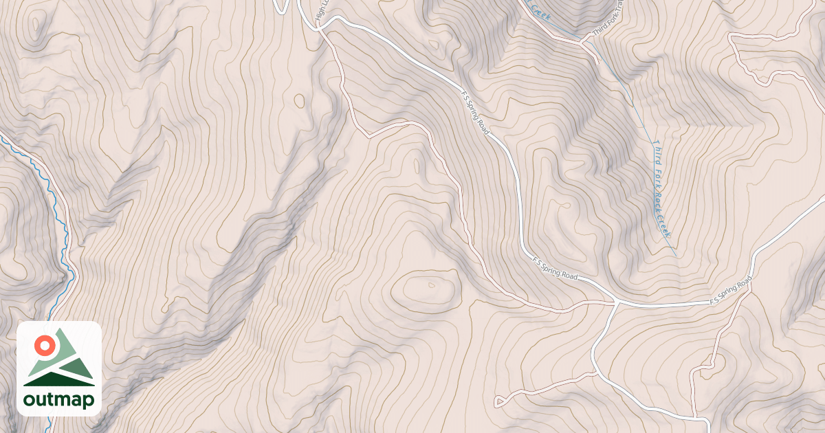 Map of Jones Creek Road