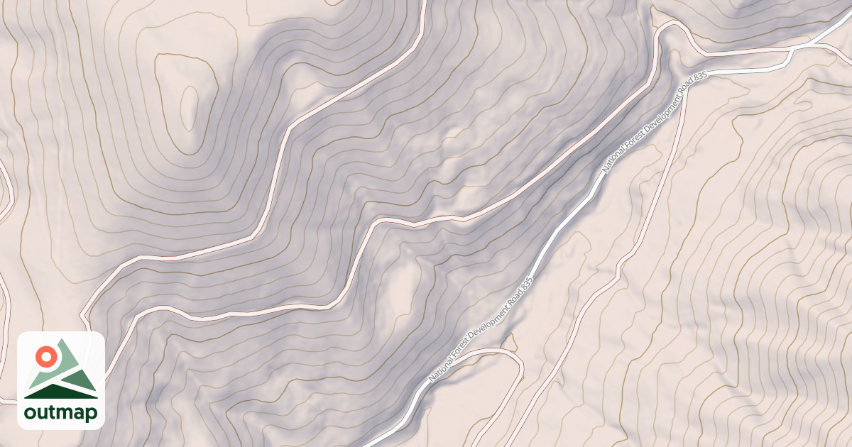 Map of COLD SPRING RIDGE