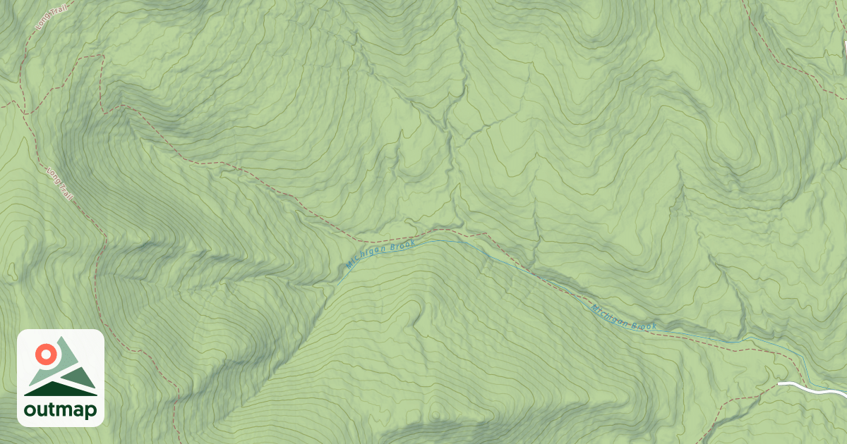 Map of Bloodroot Gap