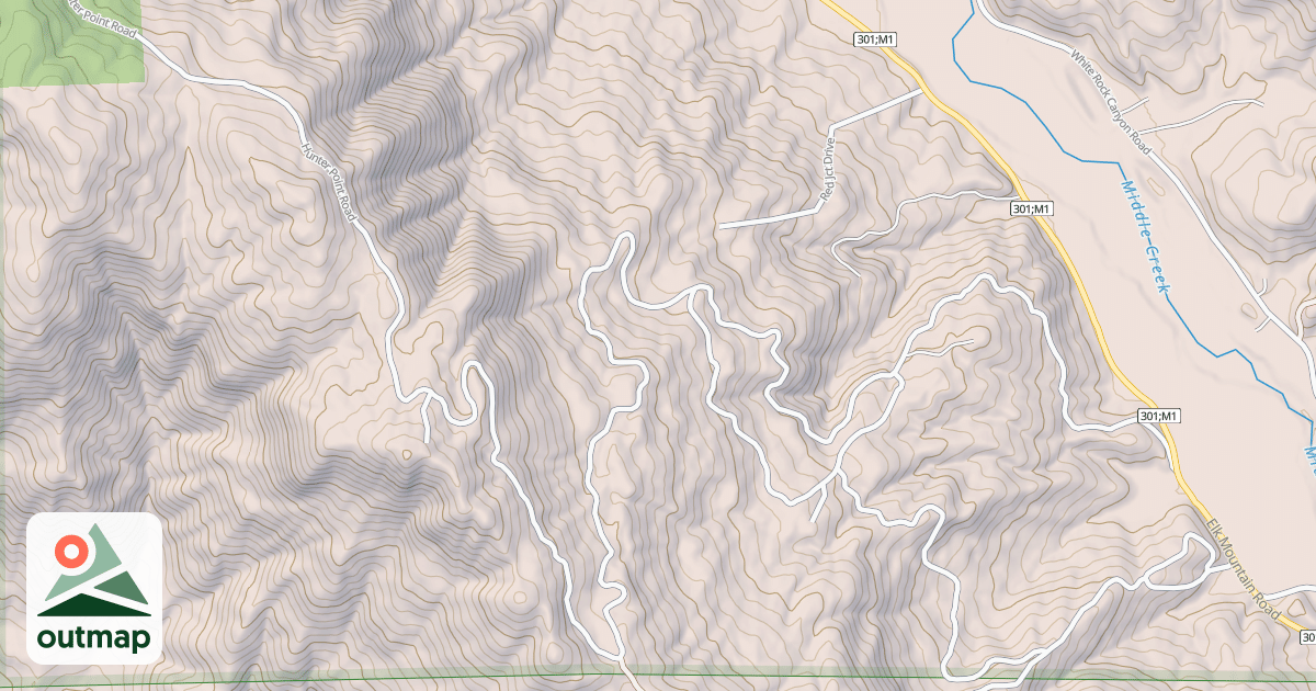 Map of HUNTER POINT