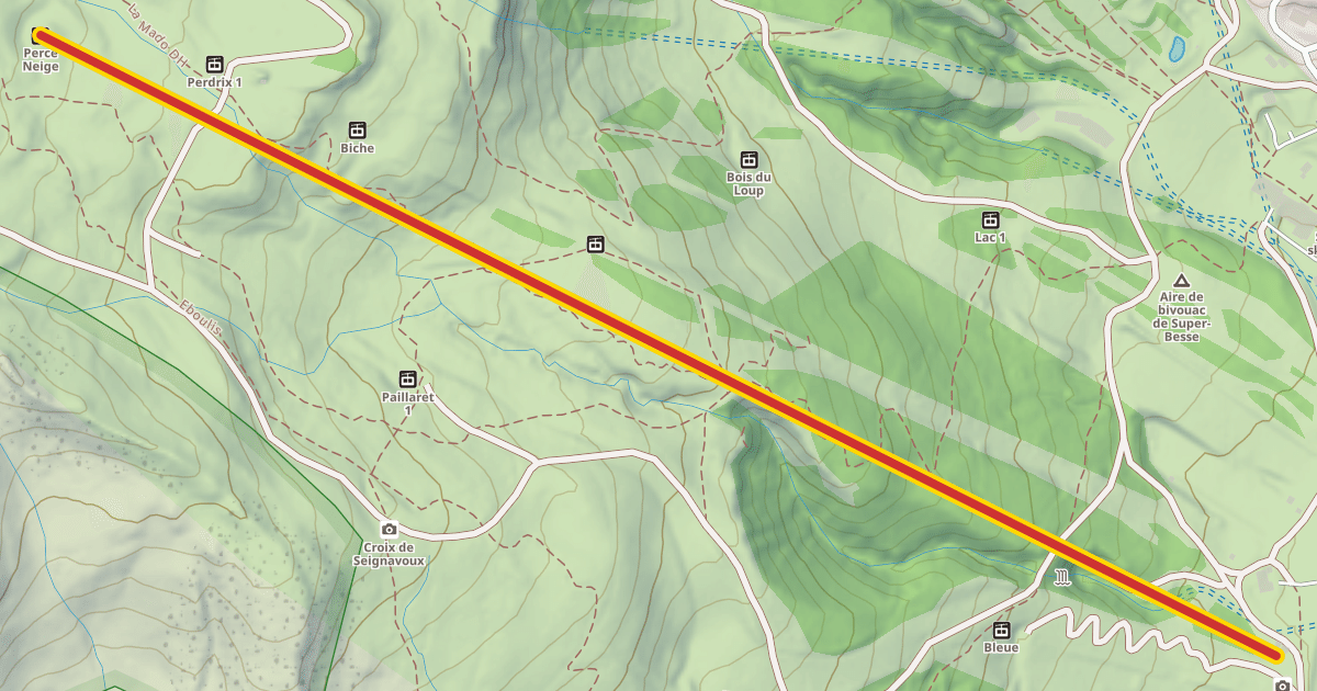 Map preview of Perce Neige