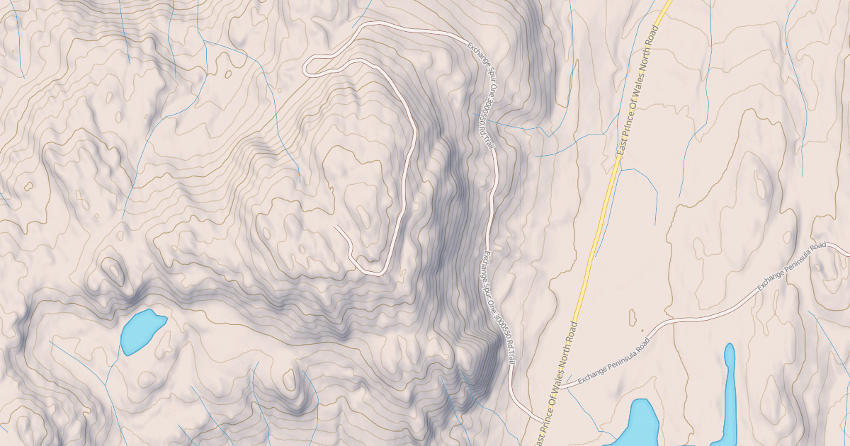Map preview of EXCHANGE SPUR ONE  3000550 RD