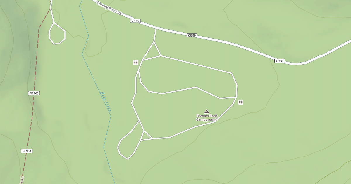 Map preview of BROWNS PARK CG