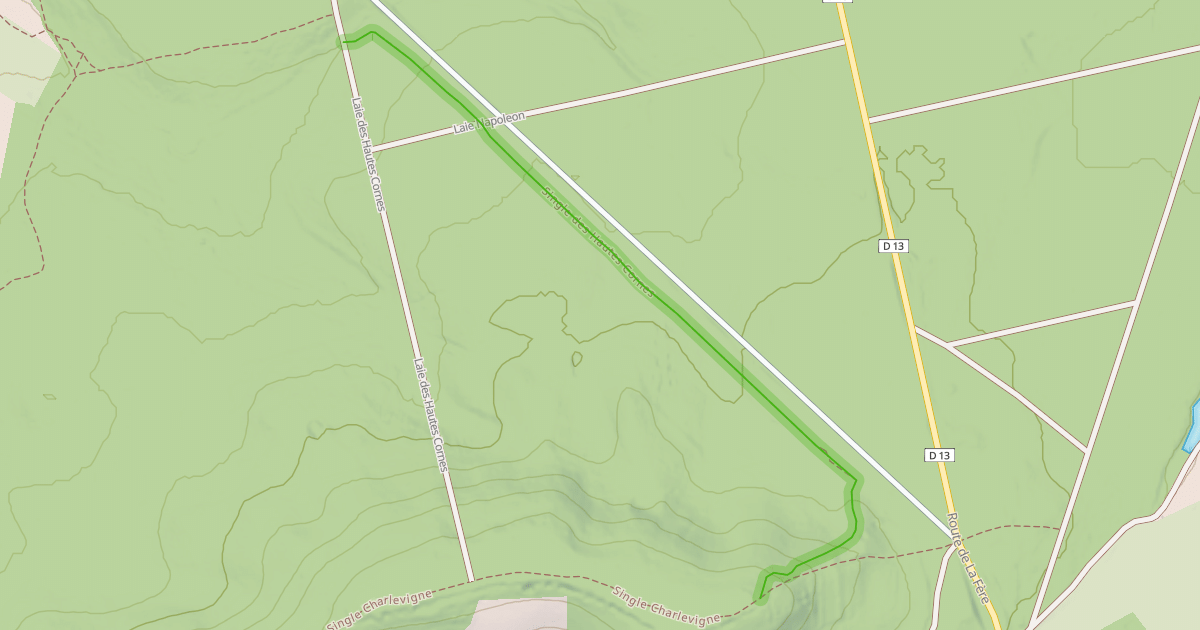 Map preview of Single des Hautes Cornes