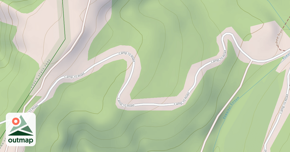 Map of Mohihi-Camp 10 Road