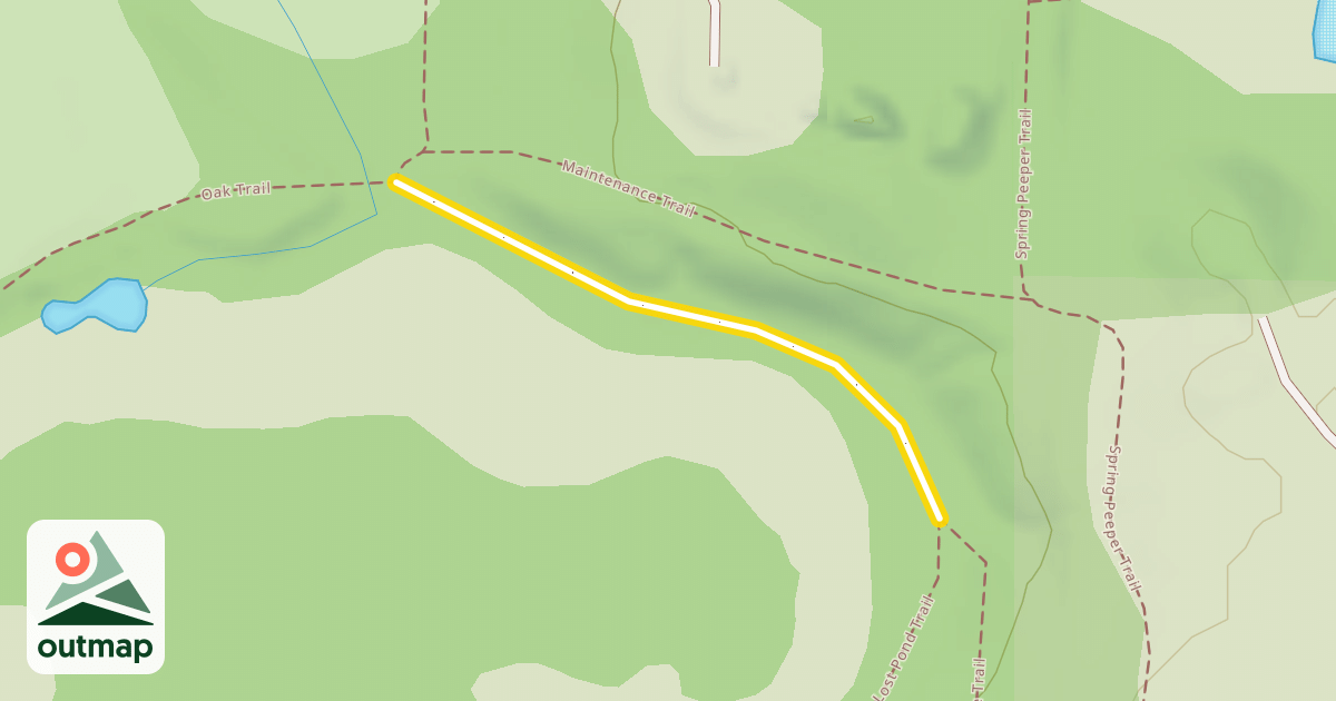 Map of Ridge Trail