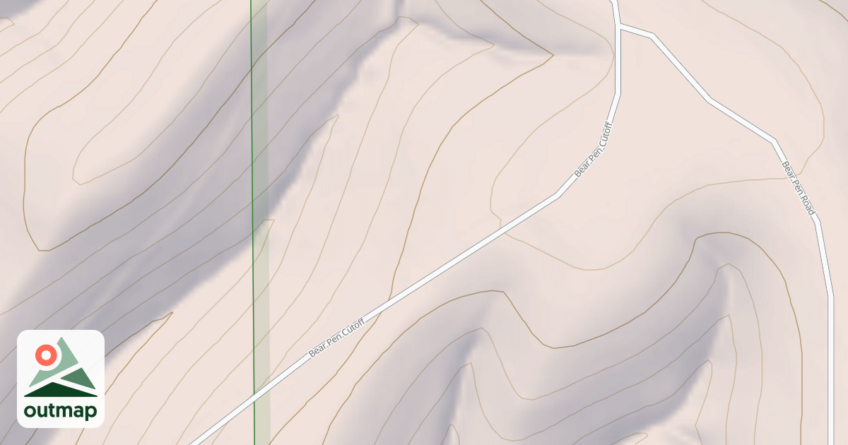 Map of USFS Motor Vehicle Use Map Roads {A7764EB5-D2D7-44E2-95F5-1AA482FD33E8}