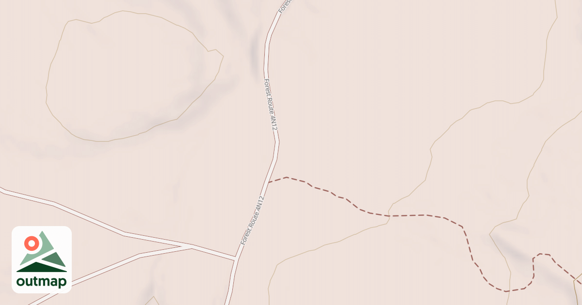 Map of USFS Motor Vehicle Use Map Trails 244143010602